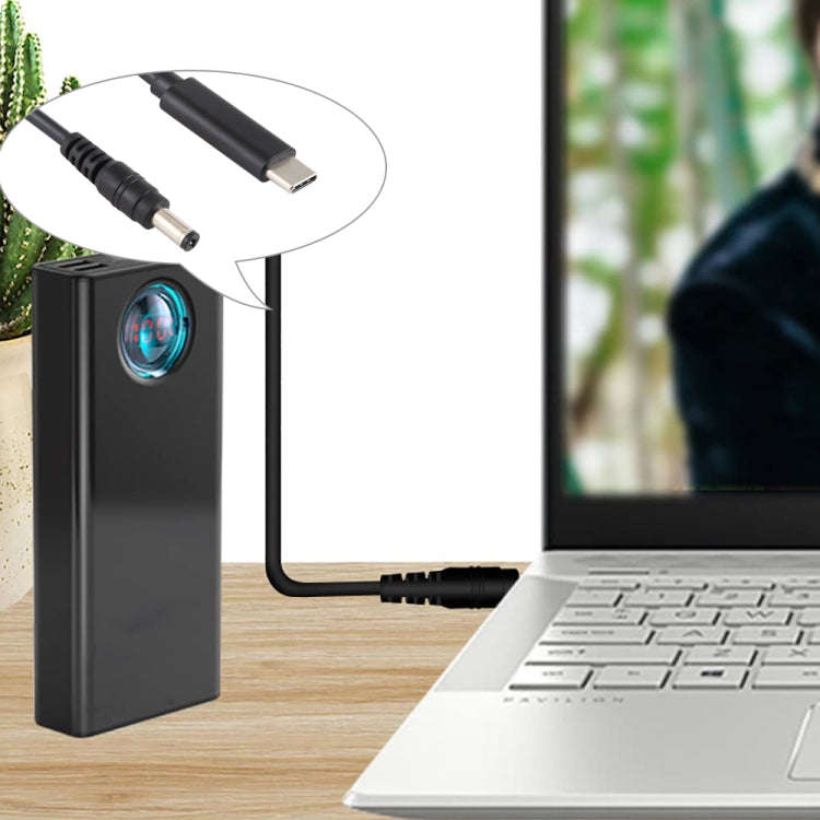 USB-C / Type-C to 5.5 x 2.1mm Laptop Power Charging Cable, Cable Length: about 1.5m, Type-C to 5....