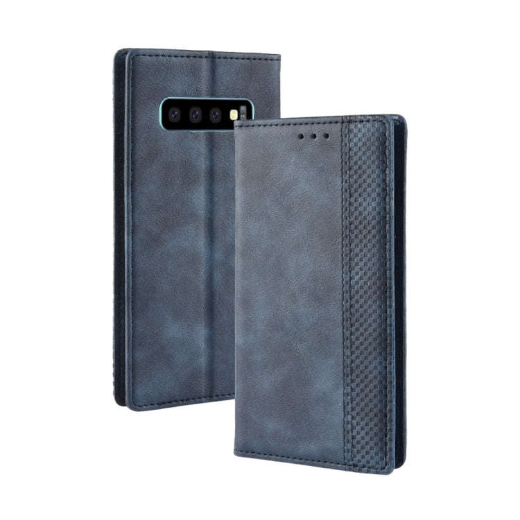 Magnetic Buckle Retro Crazy Horse Texture Horizontal Flip Leather Case for Galaxy S10 (5G), with ...