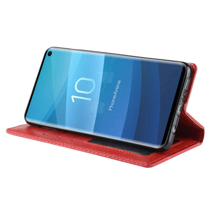 Magnetic Buckle Retro Crazy Horse Texture Horizontal Flip Leather Case for Galaxy S10 (5G), with ...