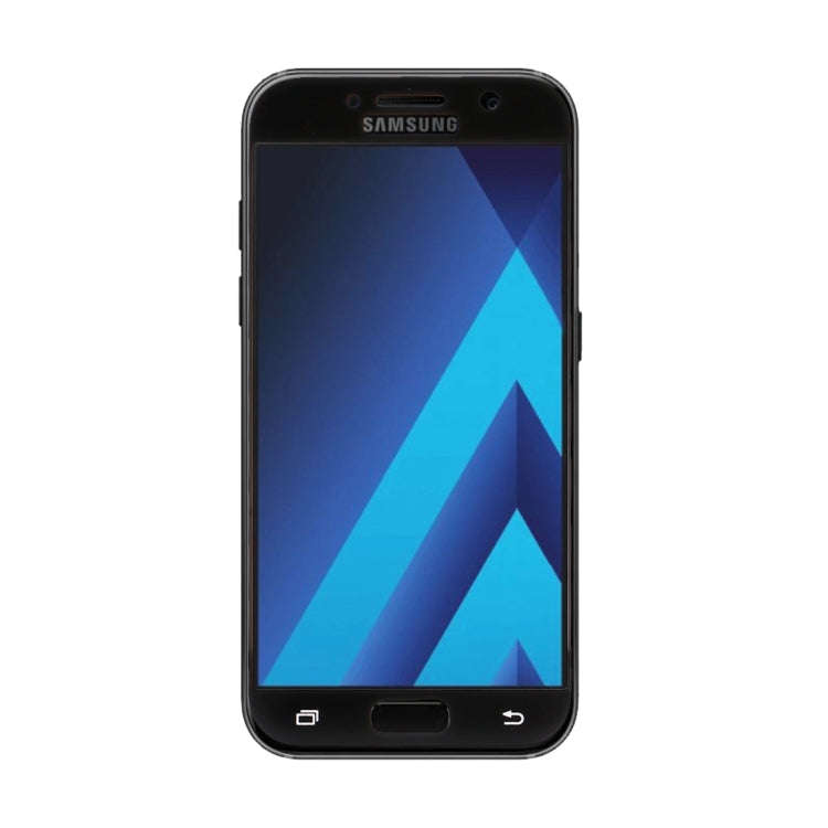 For Galaxy A3 (2017) / A320 0.33mm 9H Surface Hardness Silk-screen Full Screen Tempered Glass Scr...