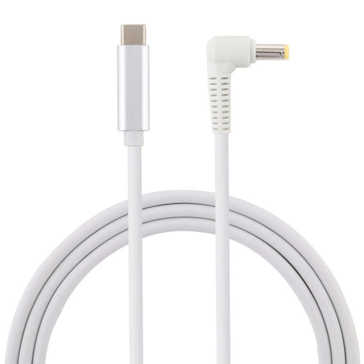 USB-C / Type-C to 5.5 x 2.5mm Laptop Power Charging Cable, Cable Length: about 1.5m, Type-C to 5....