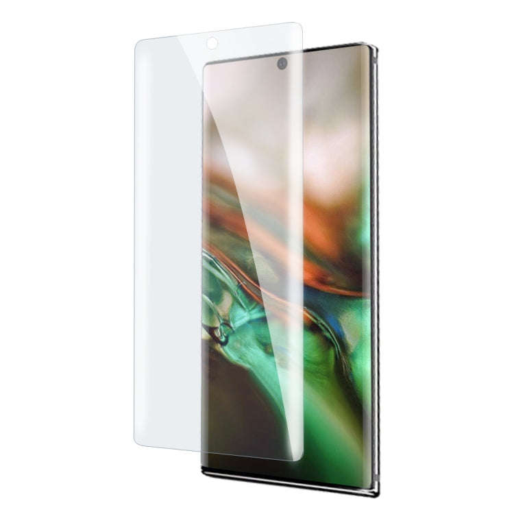 UV Liquid Curved Tempered Glass for  Galaxy Note 10,Support Fingerprint Unlock, For Galaxy Note 10