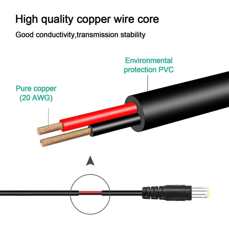 USB-C / Type-C to 5.5 x 2.5mm Laptop Power Charging Cable, Cable Length: about 1.5m(Black), Type-...
