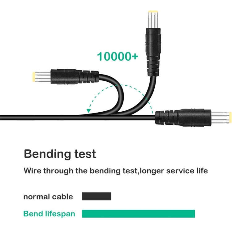 USB-C / Type-C to 5.5 x 2.5mm Laptop Power Charging Cable, Cable Length: about 1.5m(Black), Type-...