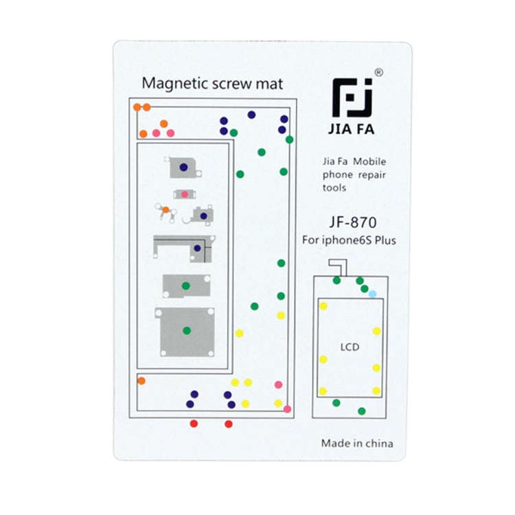 JIAFA Magnetic Screws Mat for iPhone 6s Plus , For 6sP
