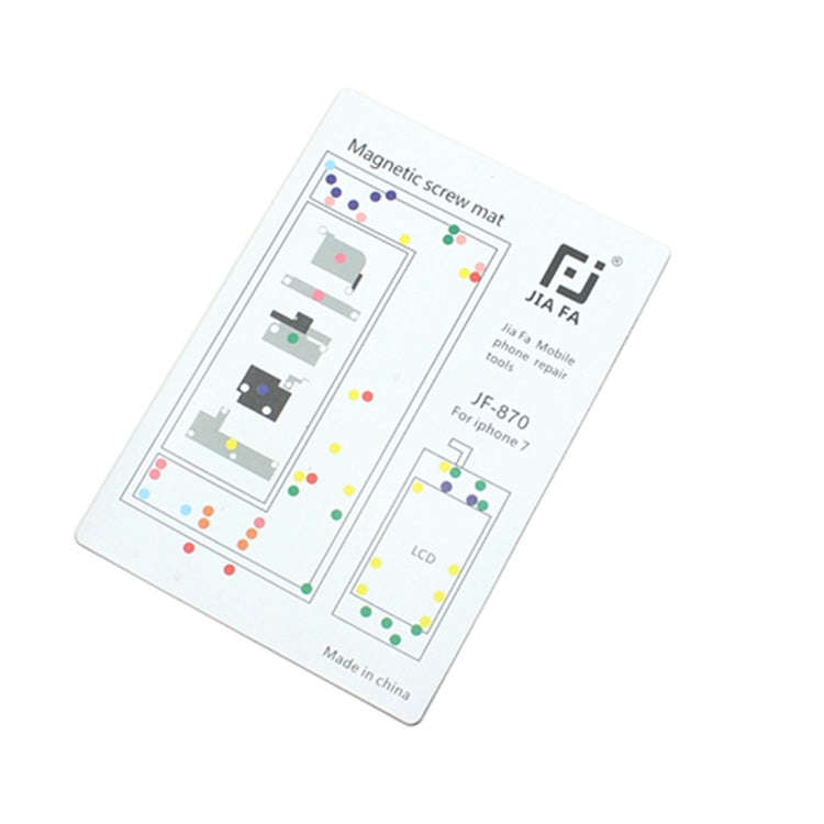 JIAFA Magnetic Screws Mat for iPhone 7, For 7