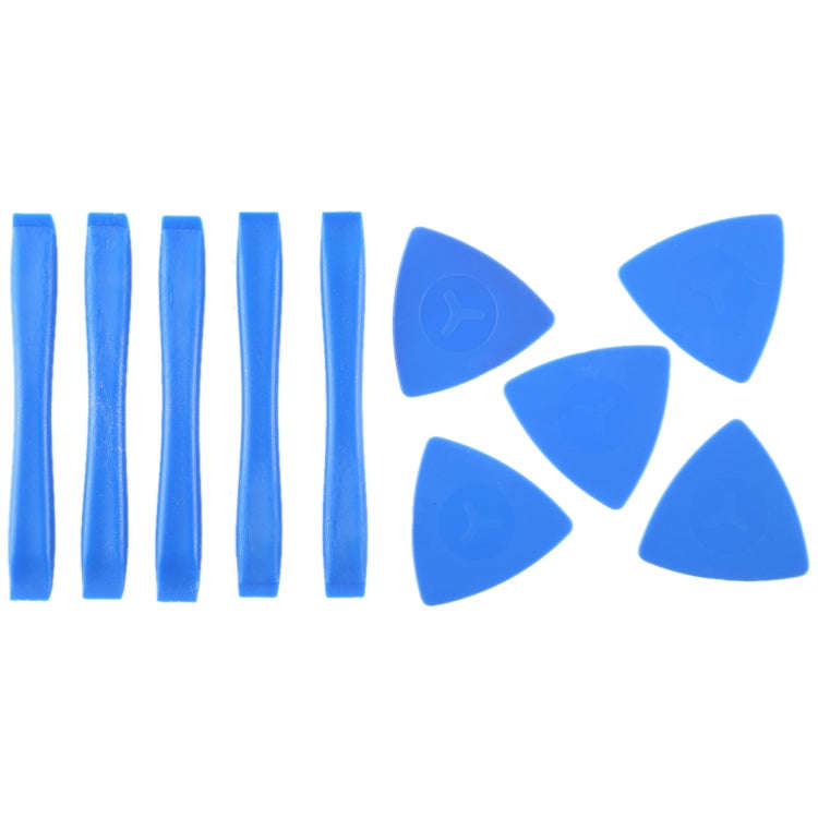 5 PCS Plastic Disassemble Spudgers + 5 PCS Plastic Triangle Prying Tool, 5+5pcs Prying Tool