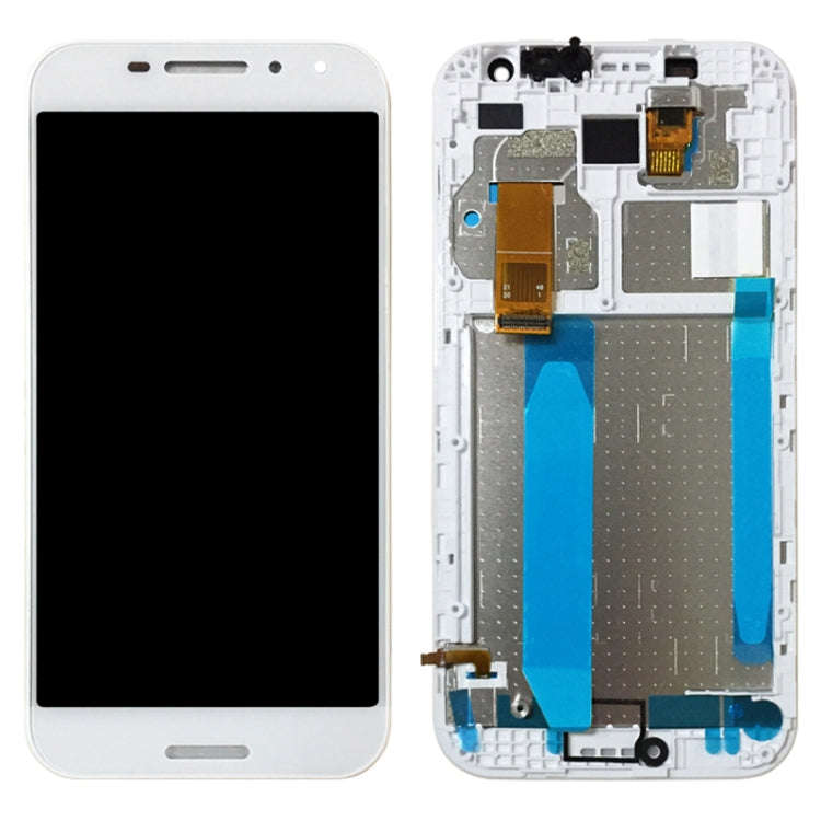 LCD Screen and Digitizer Full Assembly with Frame for Vodafone Smart N8 VFD610, Smart N8 with Frame