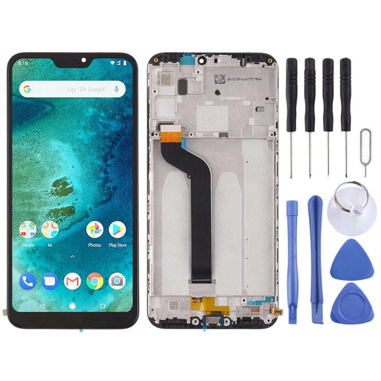 LCD Screen and Digitizer Full Assembly with Frame for Xiaomi Redmi 6 Pro / A2 Lite, For Xiaomi Re...