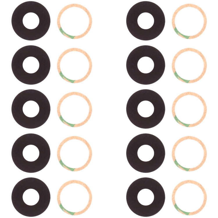 10 PCS Back Camera Lens for Google Pixel 3a, For Google Pixel 3a (10pcs)