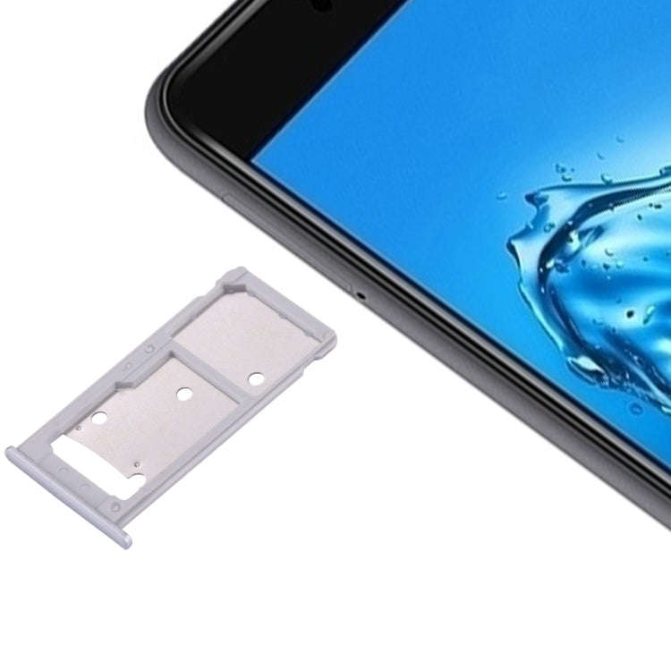 For Huawei Enjoy 7 Plus / Y7 Prime SIM Card Tray & SIM / Micro SD Card Tray, For Huawei Enjoy 7 P...