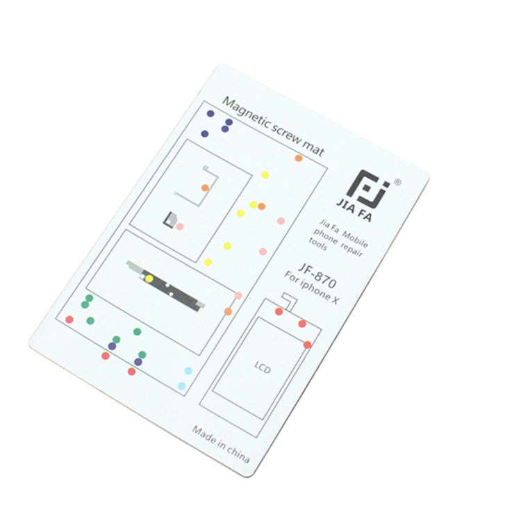 JIAFA Magnetic Screws Mat for iPhone X, For X