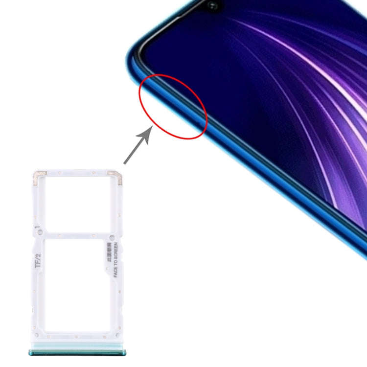 SIM Card Tray + SIM Card Tray / Micro SD Card Tray for Xiaomi Redmi Note 8 Pro, For Xiaomi Redmi ...
