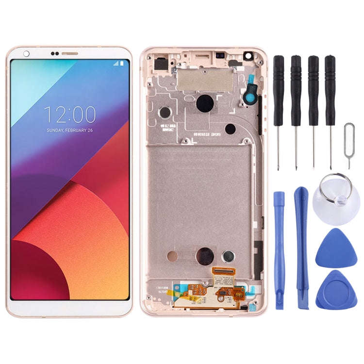 LCD Screen and Digitizer Full Assembly with Frame For LG G6 / H870 / H870DS / H872 / LS993 / VS99...