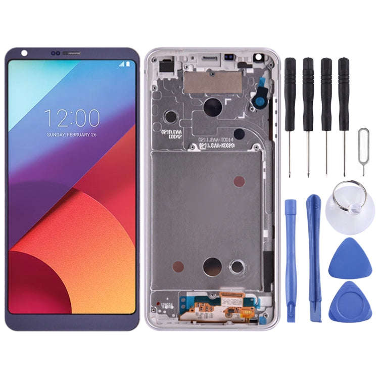 LCD Screen and Digitizer Full Assembly with Frame For LG G6 / H870 / H870DS / H872 / LS993 / VS99...
