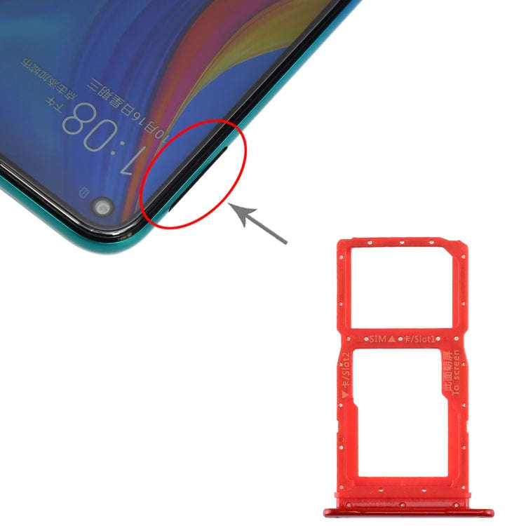 SIM Card Tray + SIM Card Tray / Micro SD Card Tray for Huawei Enjoy 10 Plus, For Huawei Enjoy 10 ...