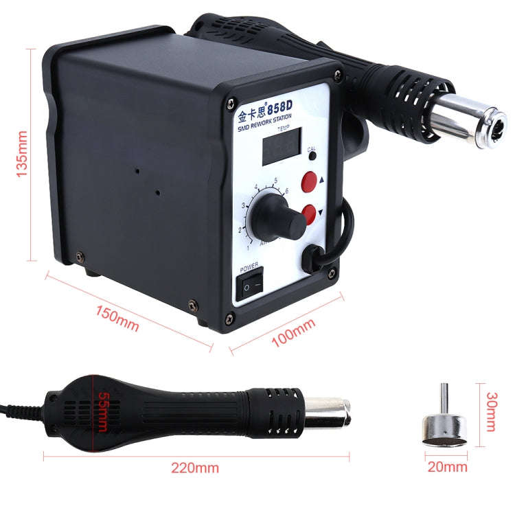 Kaisi K-858D SMD Hot-Air Soldering Station LED Digital Display Support Controllable Temperature f...