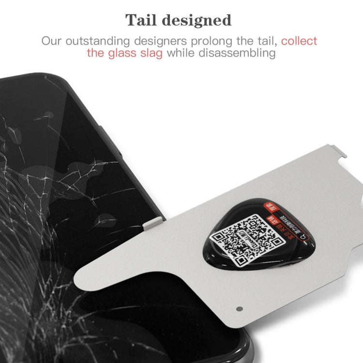 10 PCS QIANLI 3D Ultra Thin Pry Spudger Screen Disassembling Card, 3D Ultra Thin