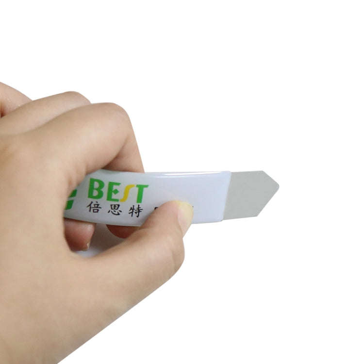 2 PCS BEST BST-001 Stainless Steel Blade Soft Thin Pry Spudger, 001 Crowbar