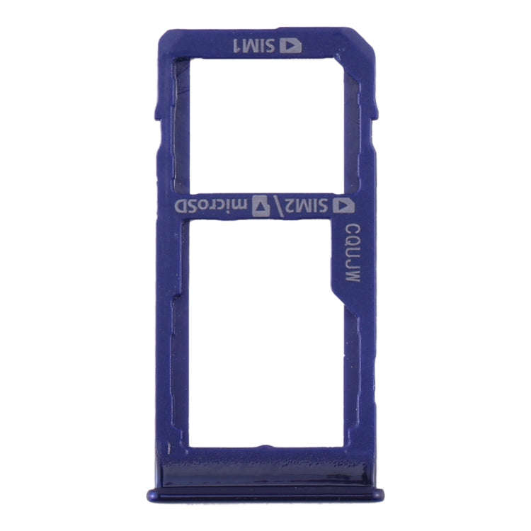 For Samsung Galaxy A60 SIM Card Tray + SIM Card Tray / Micro SD Card Tray, For Samsung Galaxy A60...
