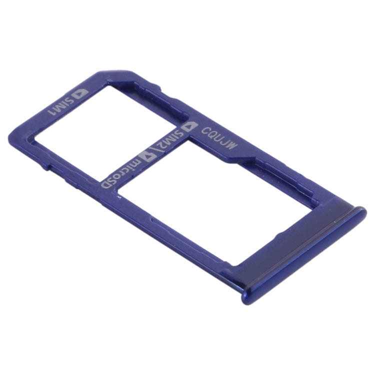 For Samsung Galaxy A60 SIM Card Tray + SIM Card Tray / Micro SD Card Tray, For Samsung Galaxy A60...