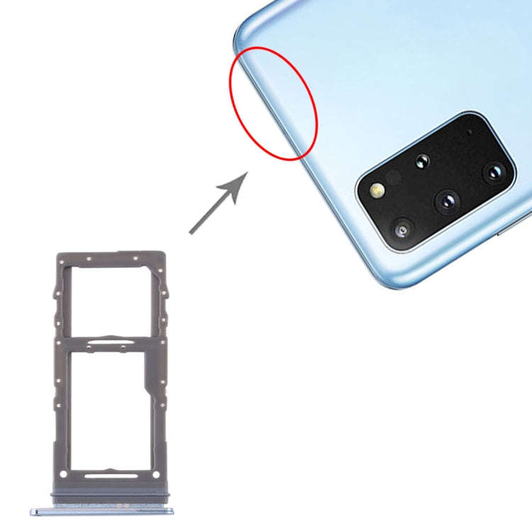 For Samsung Galaxy S20+ / Galaxy S20 Ultra SIM Card Tray + Micro SD Card Tray, For Samsung Galaxy...