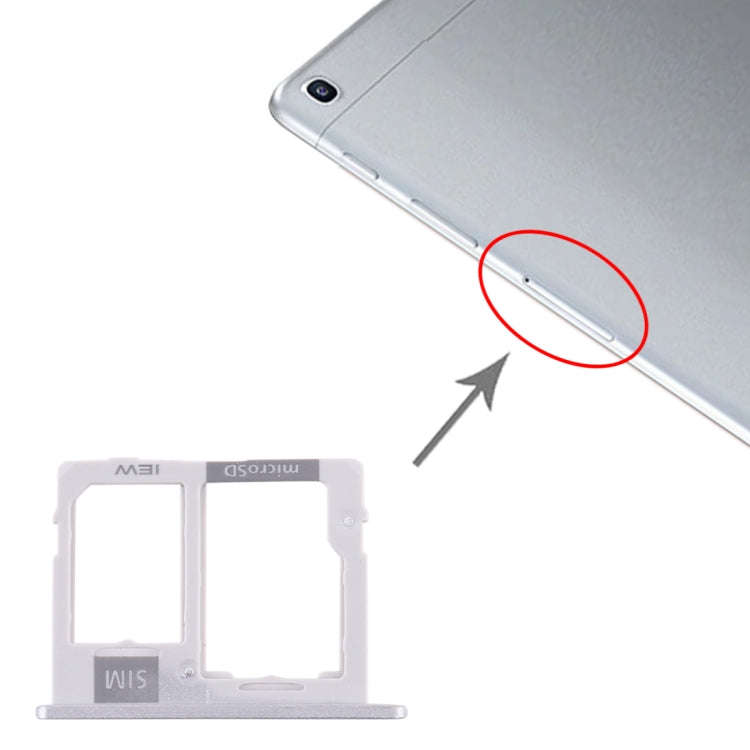 For Samsung Galaxy Tab A 10.1 (2019) / SM-T515 SIM Card Tray + Micro SD Card Tray, For Galaxy Tab...