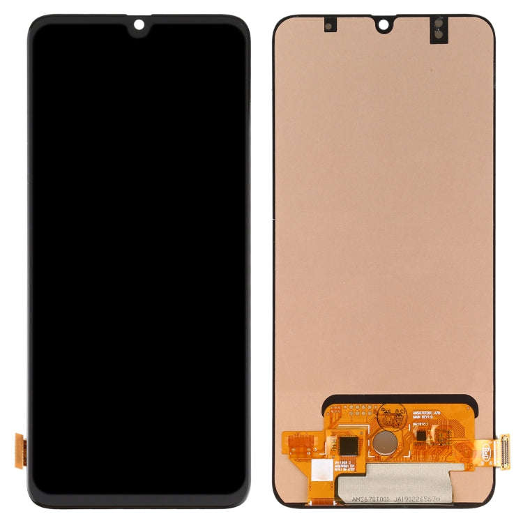 OLED Material LCD Screen and Digitizer Full Assembly for Samsung Galaxy A70 SM-A705 (6.7 inch), F...