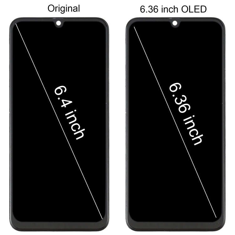 6.36 inch OLED Material LCD Screen and Digitizer Full Assembly with Frame for Samsung Galaxy M31 ...