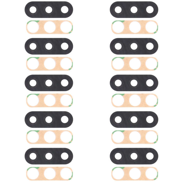 For Samsung Galaxy A01 SM-A015 10pcs Back Camera Lens, For Samsung Galaxy A01