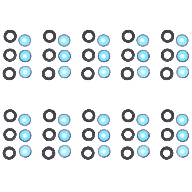 For Samsung Galaxy A52 SM-A525 10pcs Back Camera Lens, For Samsung Galaxy A52