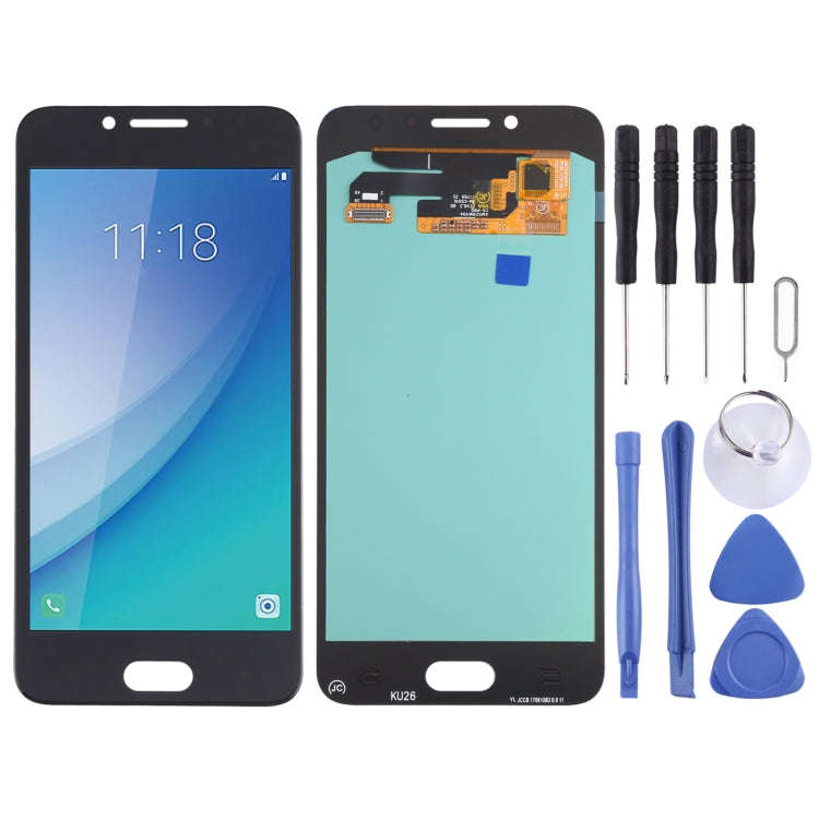 OLED Material LCD Screen and Digitizer Full Assembly for Samsung Galaxy C5 Pro SM-C5010, For Sams...
