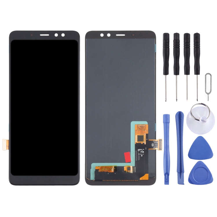 OLED Material LCD Screen and Digitizer Full Assembly for Samsung Galaxy A8+ (2018) SM-A730, For S...