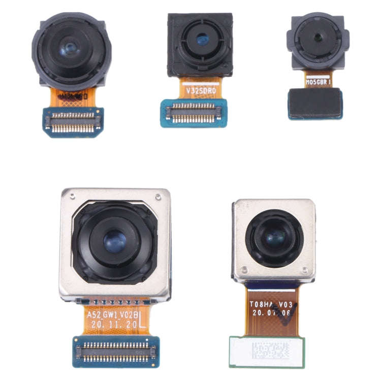 For Samsung Galaxy A72 SM-A725 Original Camera Set (Telephoto + Macro + Wide + Main Camera + Fron...