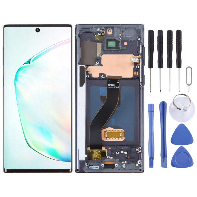6.28 inch OLED LCD Screen For Samsung Galaxy Note10 SM-N970F Digitizer Full Assembly With Frame, ...