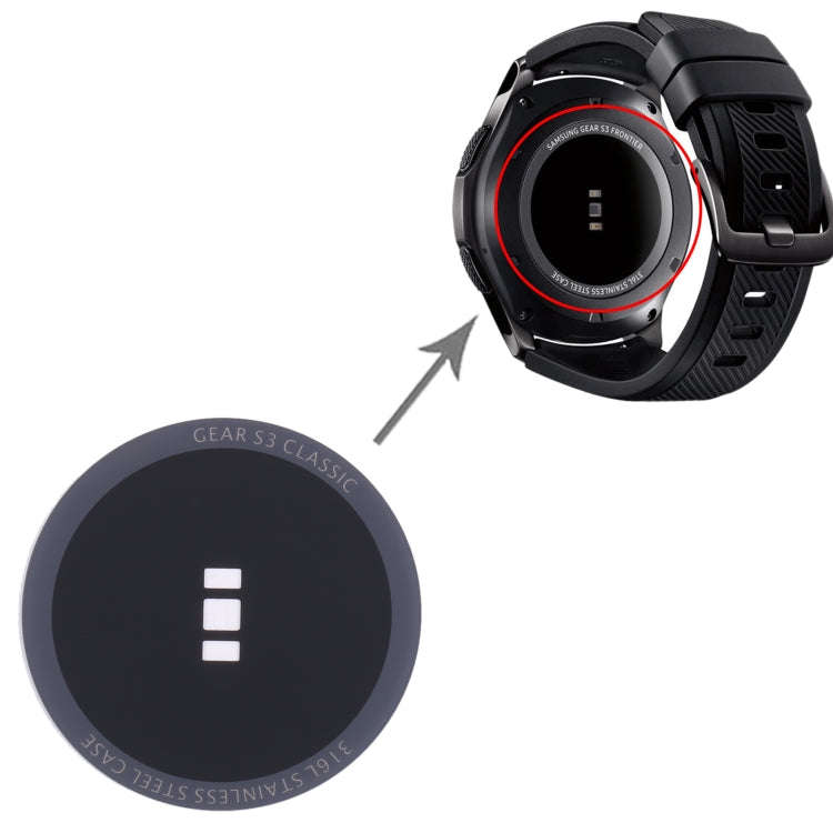 For Samsung Galaxy Gear S3 classic SM-R770 Original Back Cover Glass
