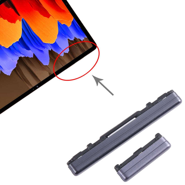 For Samsung Galaxy Tab S7+ SM-T976 1set Power Button + Volume Control Button, For Samsung Galaxy ...
