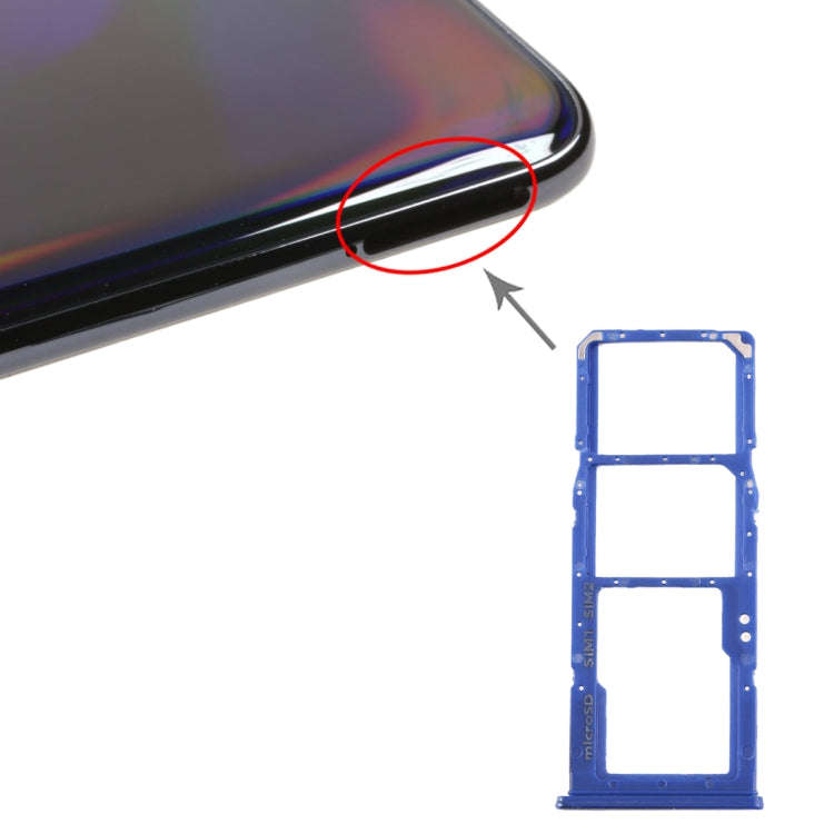 For Galaxy A70 SIM Card Tray + SIM Card Tray + Micro SD Card Tray, For Samsung Galaxy A70, For Ga...