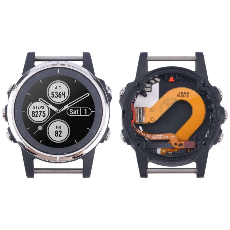 LCD Screen and Digitizer Full Assembly With Frame for Garmin Fenix 5S Plus Sapphire Version, For ...
