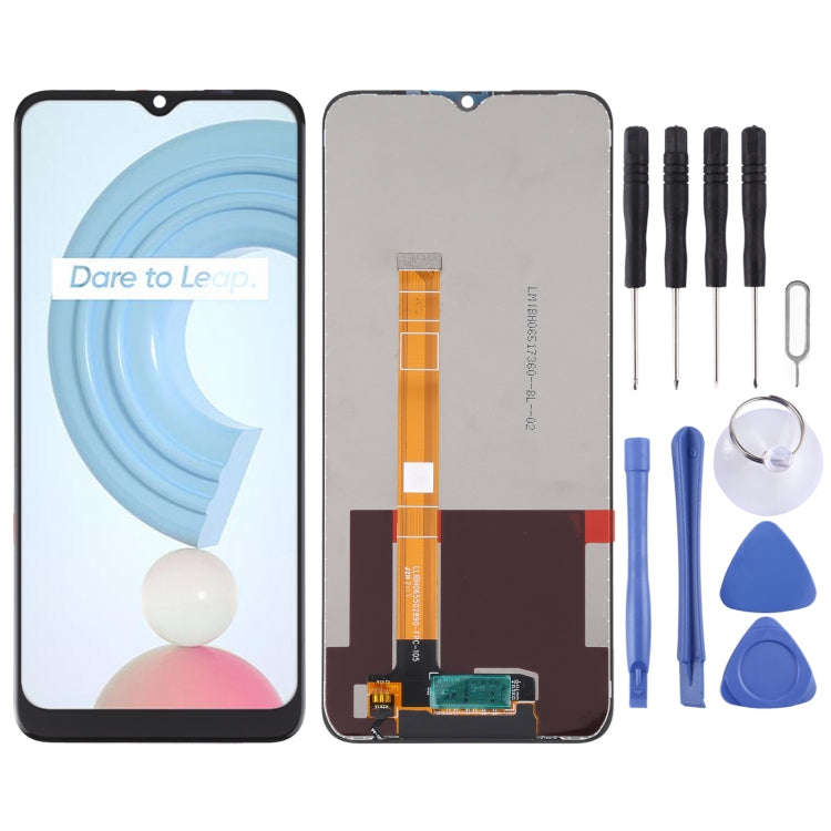 Original LCD Screen and Digitizer Full Assembly for OPPO Realme C21Y RMX3261, For Realme C21Y (Or...