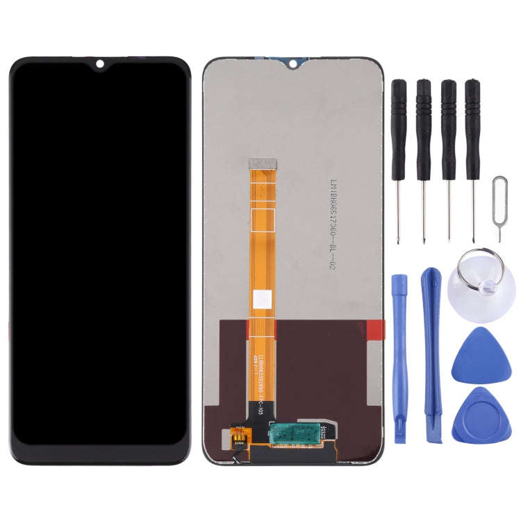 Original LCD Screen and Digitizer Full Assembly for OPPO Realme C21Y RMX3261, For Realme C21Y (Or...