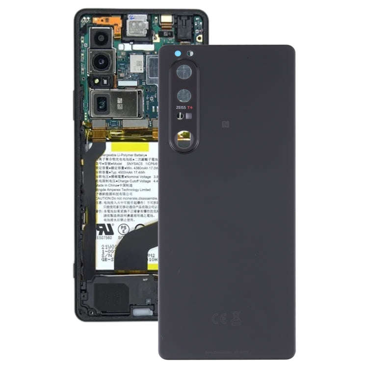 Original Battery Back Cover with Camera Lens Frame for Sony Xperia 1 III, For Sony Xperia 1 III, ...