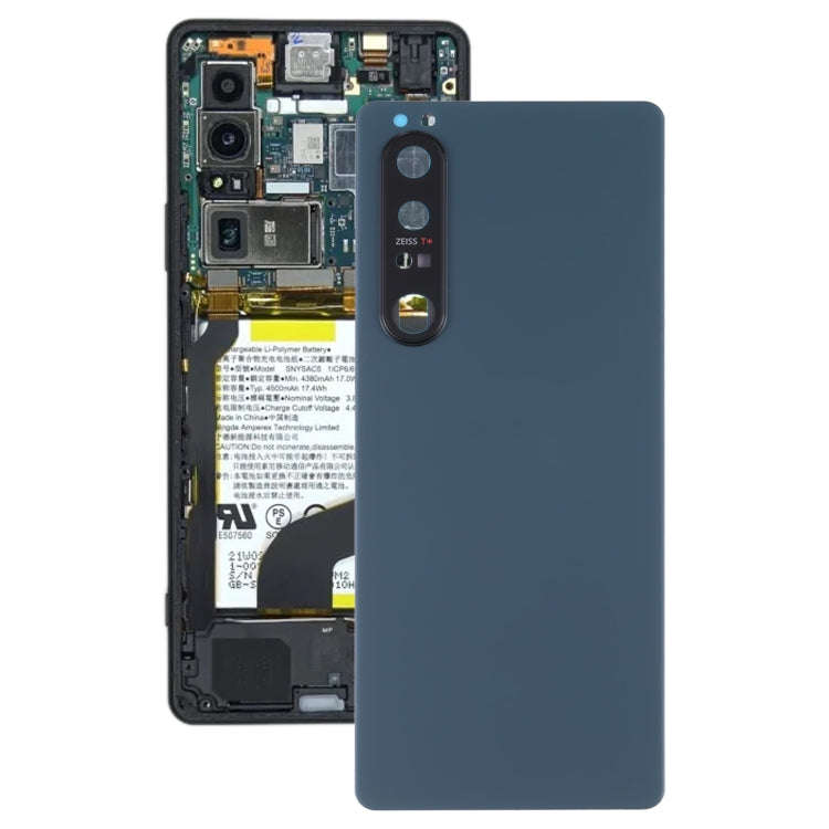 Original Battery Back Cover with Camera Lens Frame for Sony Xperia 1 III, For Sony Xperia 1 III, ...