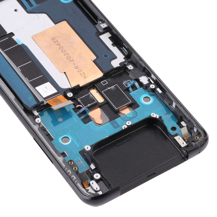 90Hz AMOLED Material LCD Screen and Digitizer Full Assembly with Frame for Asus Zenfone 7 Pro / Z...