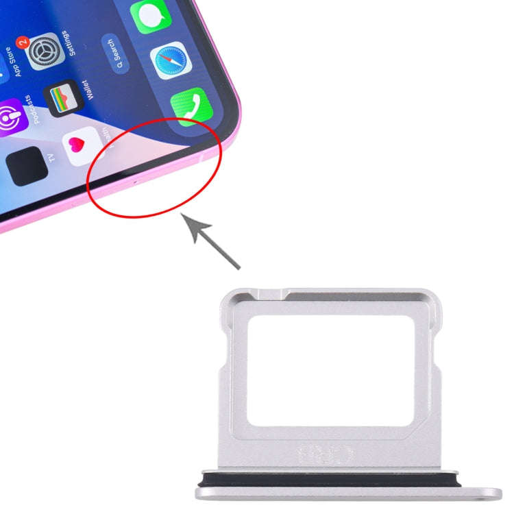 For iPhone 16 SIM Card Tray, For iPhone 16(Single SIM)