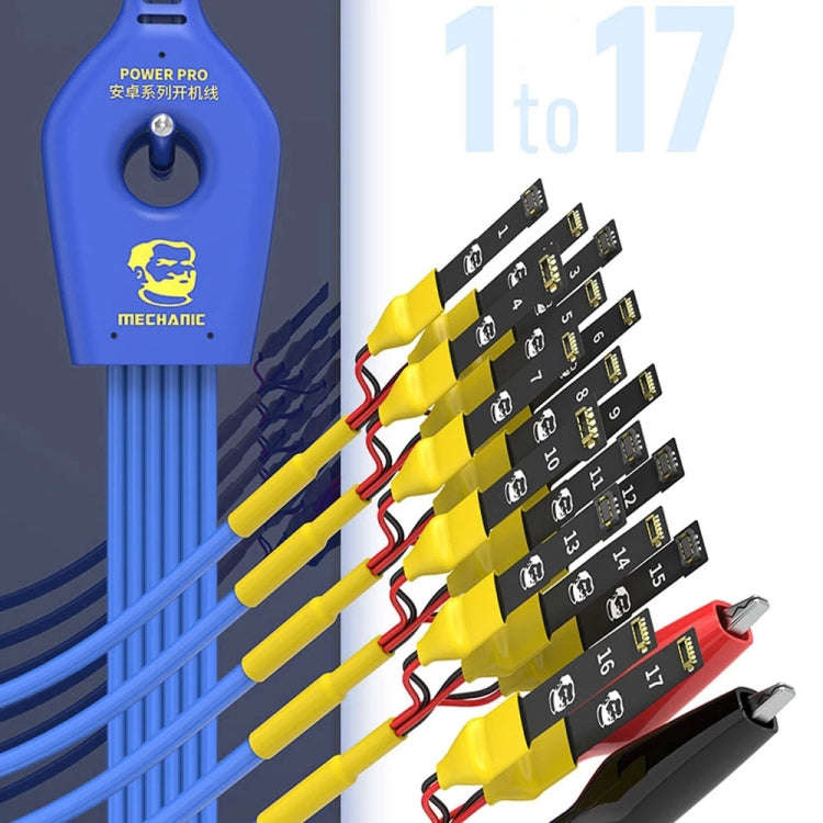Mechanic Power Pro 17 in 1 Mobile Phone Power Supply Test Cable for Android, Power Pro 17 in 1