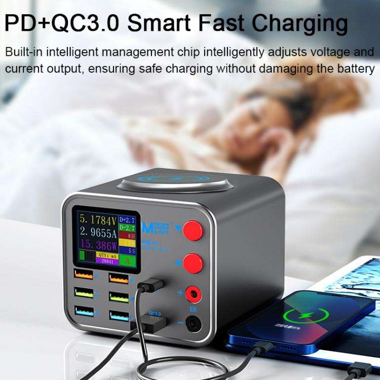 MaAnt Dianba NO.1 Multi-port Wireless USB PD Charger, US Plug, Dianba NO.1, US Plug, Dianba NO.1,...