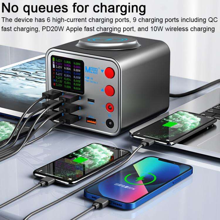 MaAnt Dianba NO.1 Multi-port Wireless USB PD Charger, US Plug, Dianba NO.1, US Plug, Dianba NO.1,...