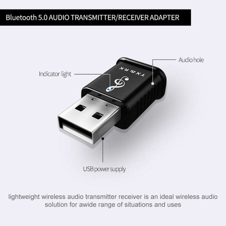 MSD168 2 in 1 Bluetooth Transmitter Receiver Mini 3.5mm AUX Stereo Wireless Bluetooth 5.0 Adapter...