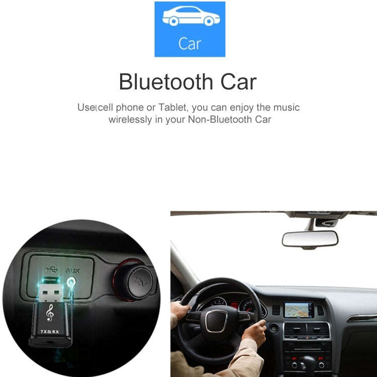 MSD168 2 in 1 Bluetooth Transmitter Receiver Mini 3.5mm AUX Stereo Wireless Bluetooth 5.0 Adapter...